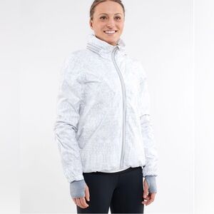 Lululemon Athletica Such a Cinch Jacket White & Gray
